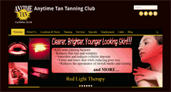 Desktop Screenshot of anytimetantanningclub.com